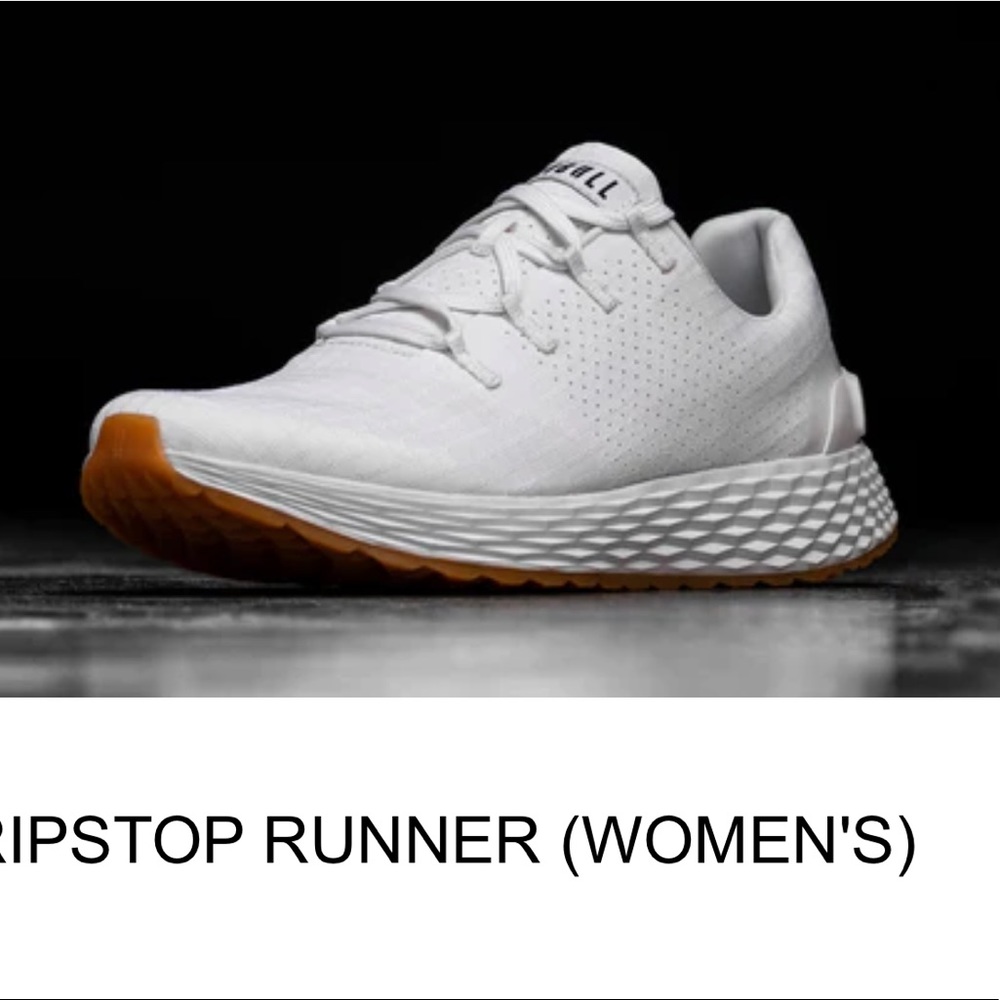 NoBull Womens Ripstop Runner White